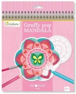 AVENUE MANDARINE - GRAFFY POP MANDALA - FILLE (LIVRE)